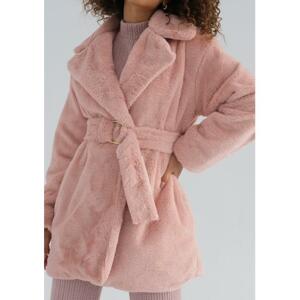 Ružová kožušinová bunda MOSQUITO pre dámy