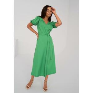 Zelené obálkové MOSQUITO šaty